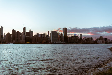 New York Midtown Sunset Panorama