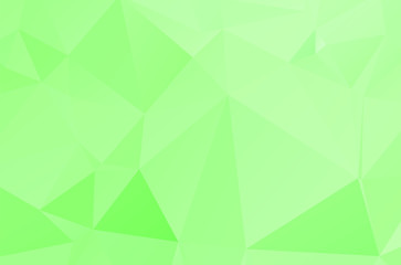 Green vivid abstract geometric background, vector from polygons triangle, mosaic