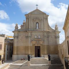 Obraz premium Malte : gozo citadelle Kastell