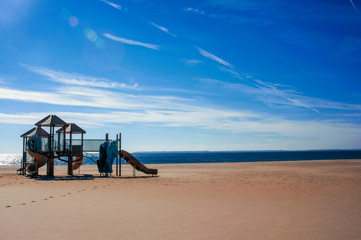 Coney Island Sandy Beach Playground