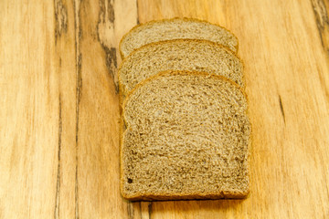 Fototapeta na wymiar Frischer Brauner Toast