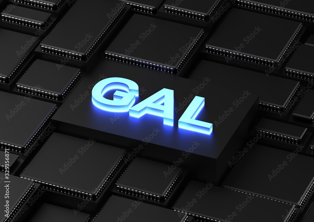 Poster gal acronym (generic array logic)