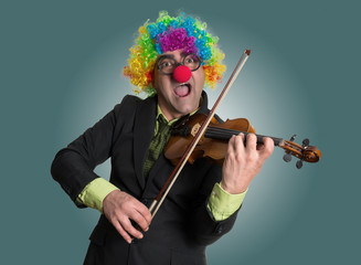 Payaso violinista