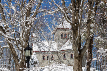 Abbaye Saint-Benoit du Lac, Magog, Memphr&eacute;magog, Cantons de l'est Qu&eacute;bec Canada