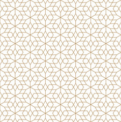 Seamless pattern based on Japanese ornament Kumiko