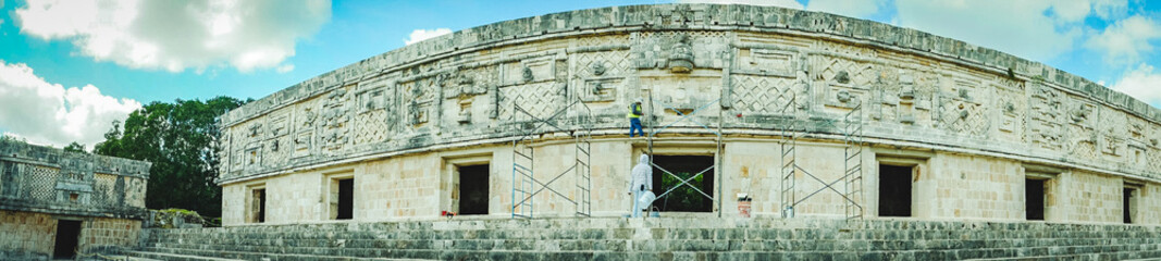 Maya ruins "Uxumal " in Merida, Mexico