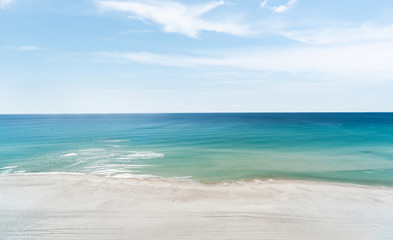 Fototapeta na wymiar The Gulf of Mexico in Panama City Beach, Florida