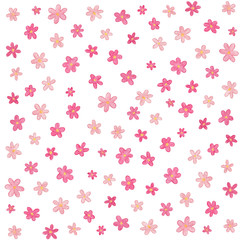 pink watercolor floral pattern