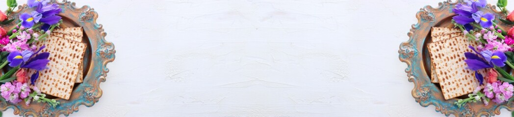 Pesah celebration concept (jewish Passover holiday)