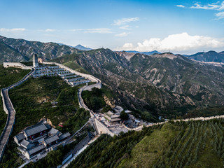 Aerial photography of Yanmenguan Great Wall in Shanxi,China