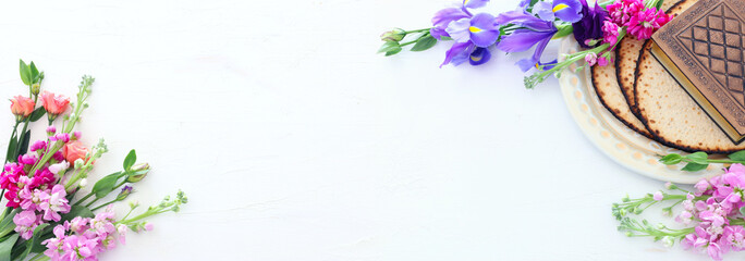 Pesah celebration concept (jewish Passover holiday)