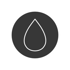Isolated oil drops line block style icon vector design