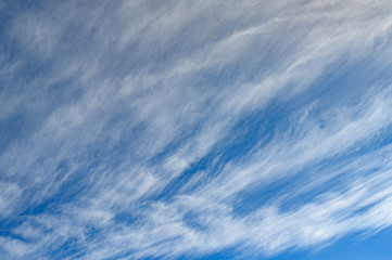 Fototapeta premium Federwolken, Eiswolken, Cirruswolken