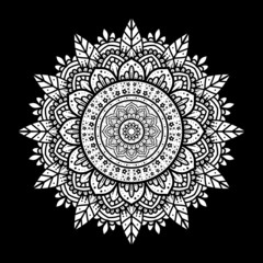 illustration of mandala art decoration