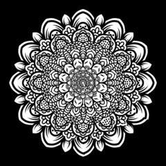 illustration of mandala art decoration