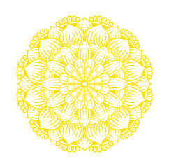 illustration of mandala art decoration