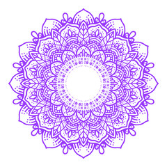 illustration of mandala art decoration