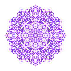 illustration of mandala art decoration