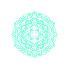 illustration of mandala art decoration