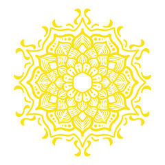 illustration of mandala art decoration