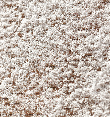 Snowflakes on an orange background.