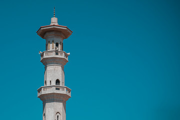 mosque minaret in Saudi Arabia 