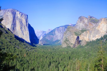 Yosemite park in summer 