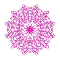 illustration of mandala art decoration