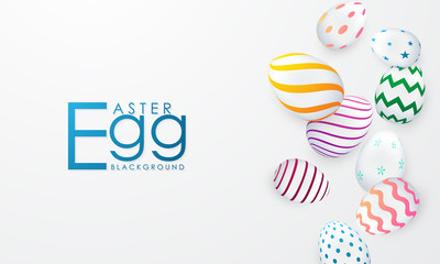 Happy easter background design Vector illustration greeting card advertisement promotion poster leaflet web banner article