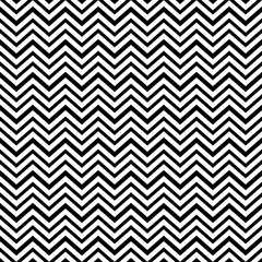 Seamlees pattern with geometric zigzag ornament on black and white background. Stock vector illustration.Template design for invitation, card, fabric, textile.