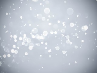  bokeh lights background. silver and white.