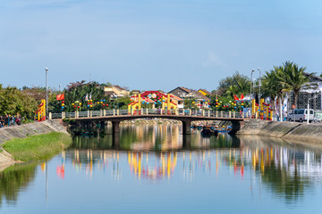 Fototapeta na wymiar City view of Hoi An, Vietnam at daytime
