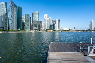 Naklejka premium city skyline