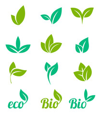 Ecology icon set. Eco icons.