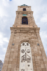 Obraz premium The famous Clock Tower in old Yafo in Israel