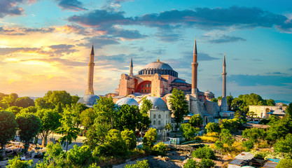 Fototapeta premium Piękna Hagia Sophia