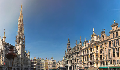 Grote Markt, main square in Brussel, in historical part of the town. 