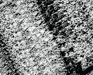  Grunge Black And White Urban Vector Texture Template. Dark Messy Dust Overlay Distress Background. Easy To Create Abstract Dotted, Scratched, Vintage Effect With Noise And Grain