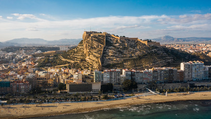 Fototapeta premium Santa Barbara Castle in Alicante
