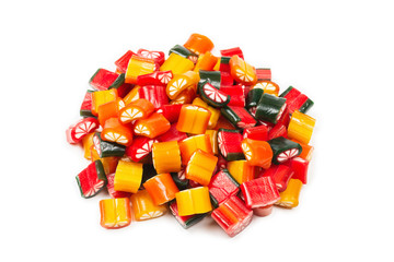 Citrus colorful candies. Jelly sweets,