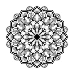 illustration of mandala art decoration