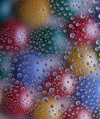 Abstract background with colorful gradient colors. Oil drops in water abstract psychedelic pattern image.