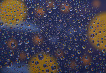 Abstract background with colorful gradient colors. Oil drops in water abstract psychedelic pattern image.