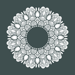 illustration of mandala art decoration