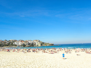 Fototapeta na wymiar Bondi Beach in New South Wales Australia