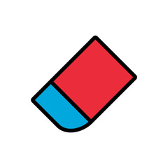 eraser icon vector