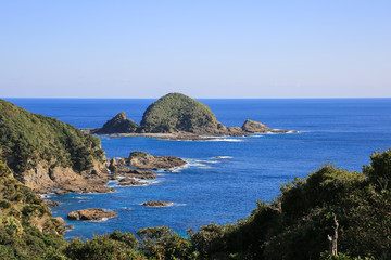 Fototapeta na wymiar 鹿児島県南大隅町　佐多岬半島の風景