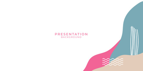  Seamless liquid memphis pattern with wave elements. Memphis liquid on white background for presentation design.