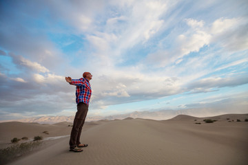 Hike in the desert