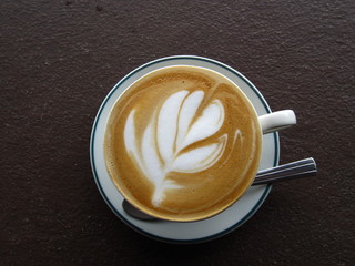 Pause cafe dans les plantations thailandaises